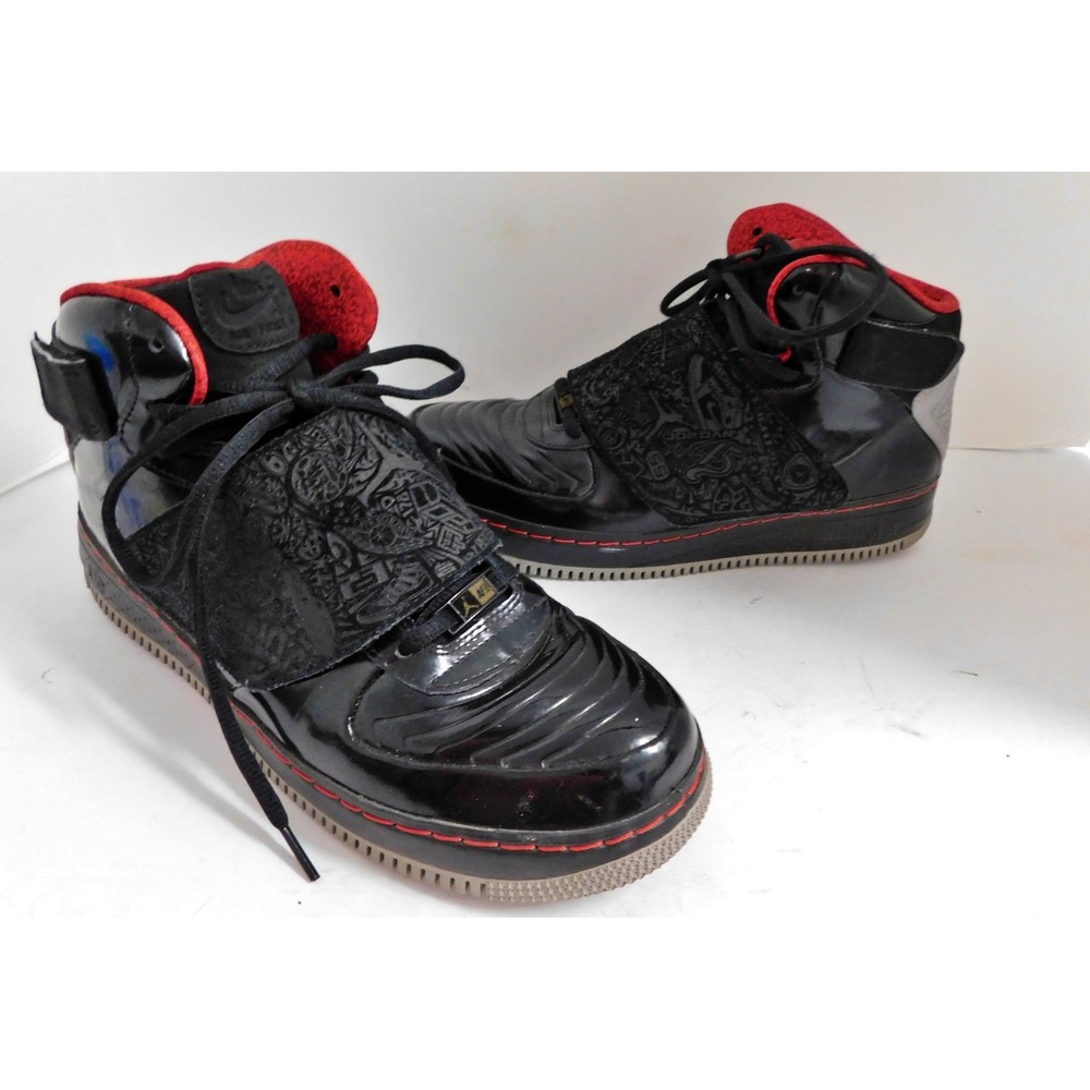 AIR JORDAN FUSION AJF 20 "BEST OF BOTH WORLDS" BLACK/RED 331823-001 MENS SIZE 10